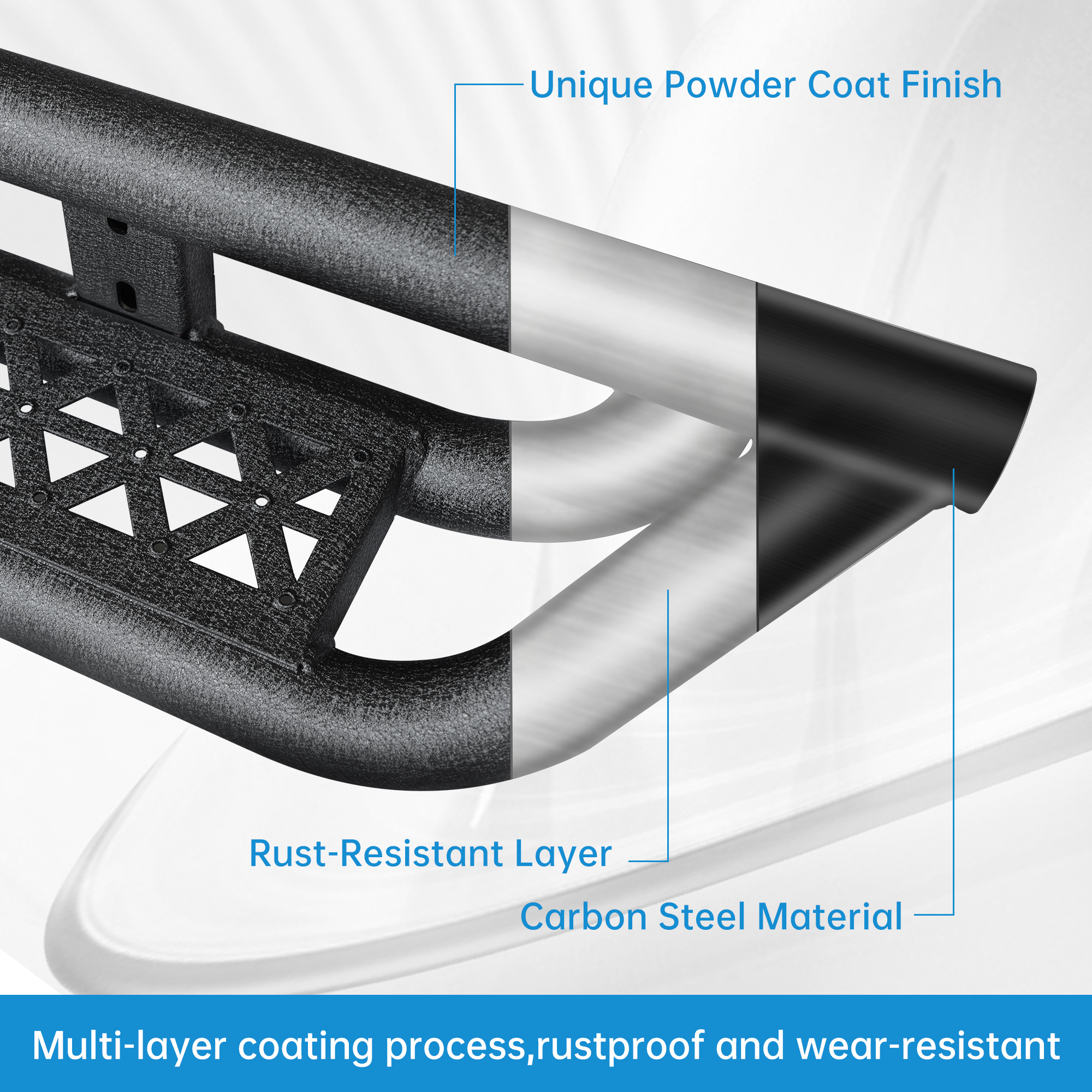 Running Boards Compatible With Wrangler JL - Image 2