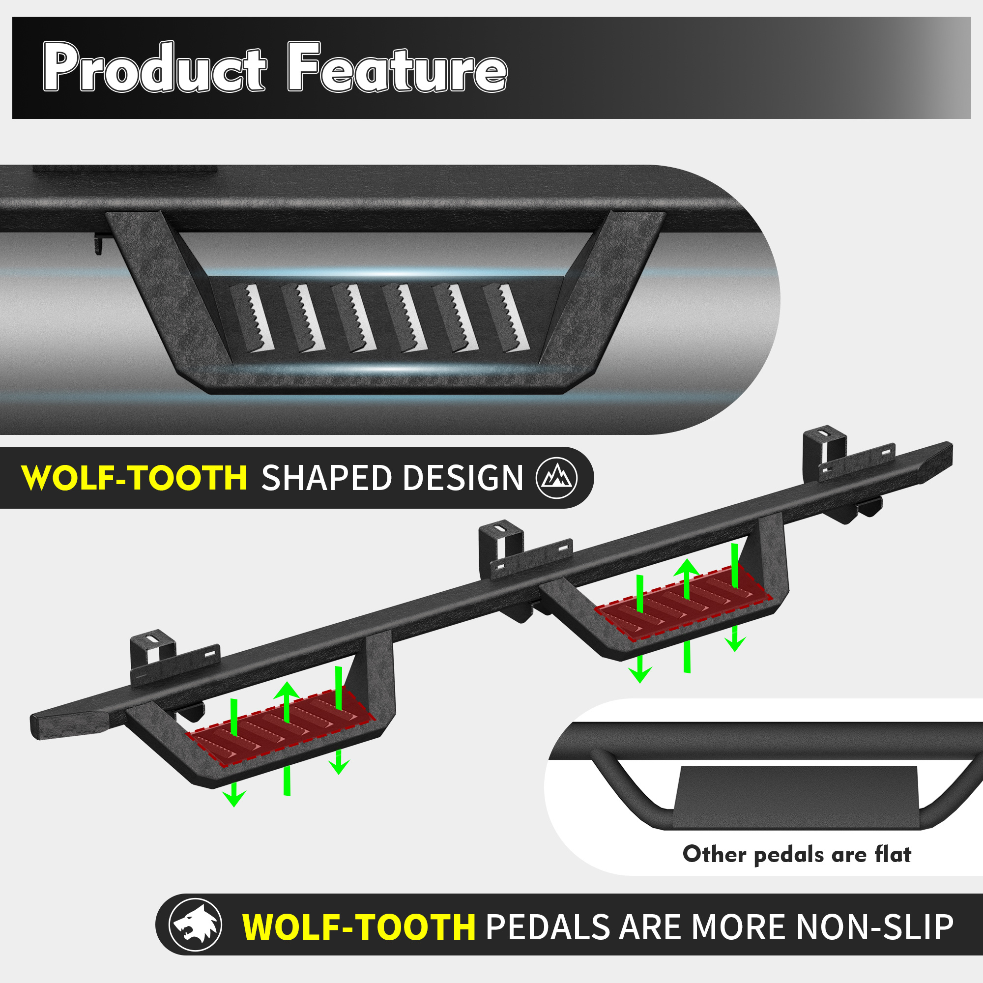 Running Boards For 18-26 Wrangler JL - Image 7