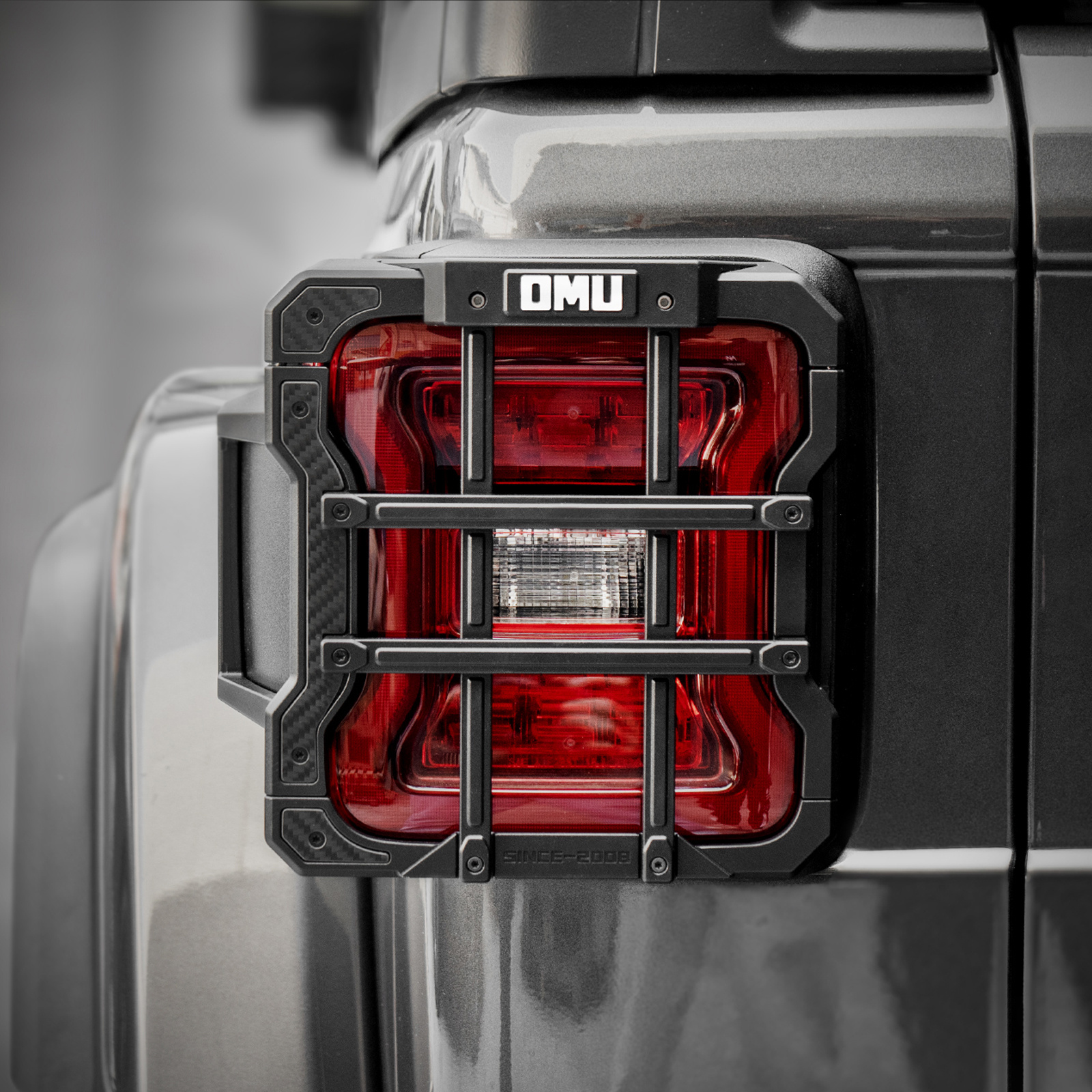 OMU Genesis Series Aluminum Tail Light Cover For 2026 Je-ep Wrangler Rubicon-X Only - Image 4