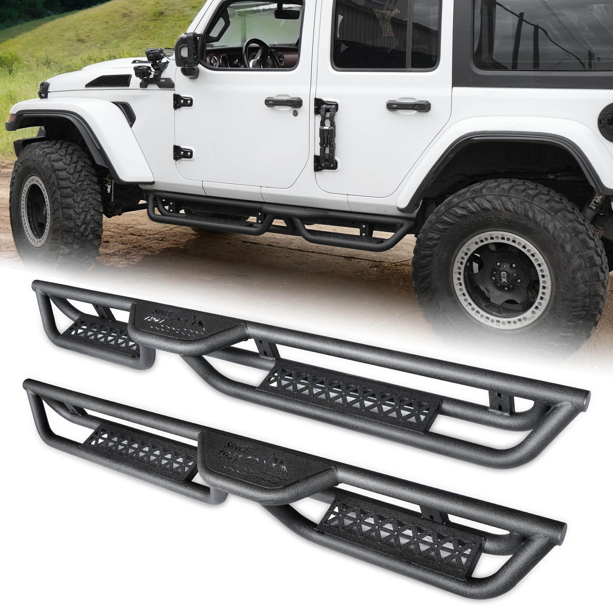 Running Boards Compatible With Wrangler JL