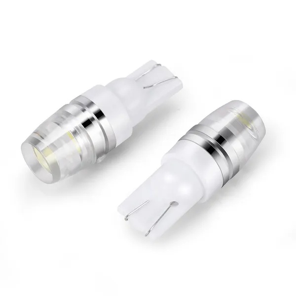 10PCS T10 LED Bulbs 194 LED Lights 12V 1W 5730 Xenon White Wedge Base LED Replacement Bulbs For License Plate Parking Position Interior Lights - Image 2
