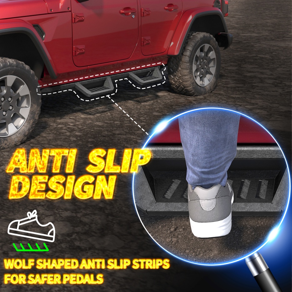 Running Boards For 18-26 Wrangler JL - Image 10