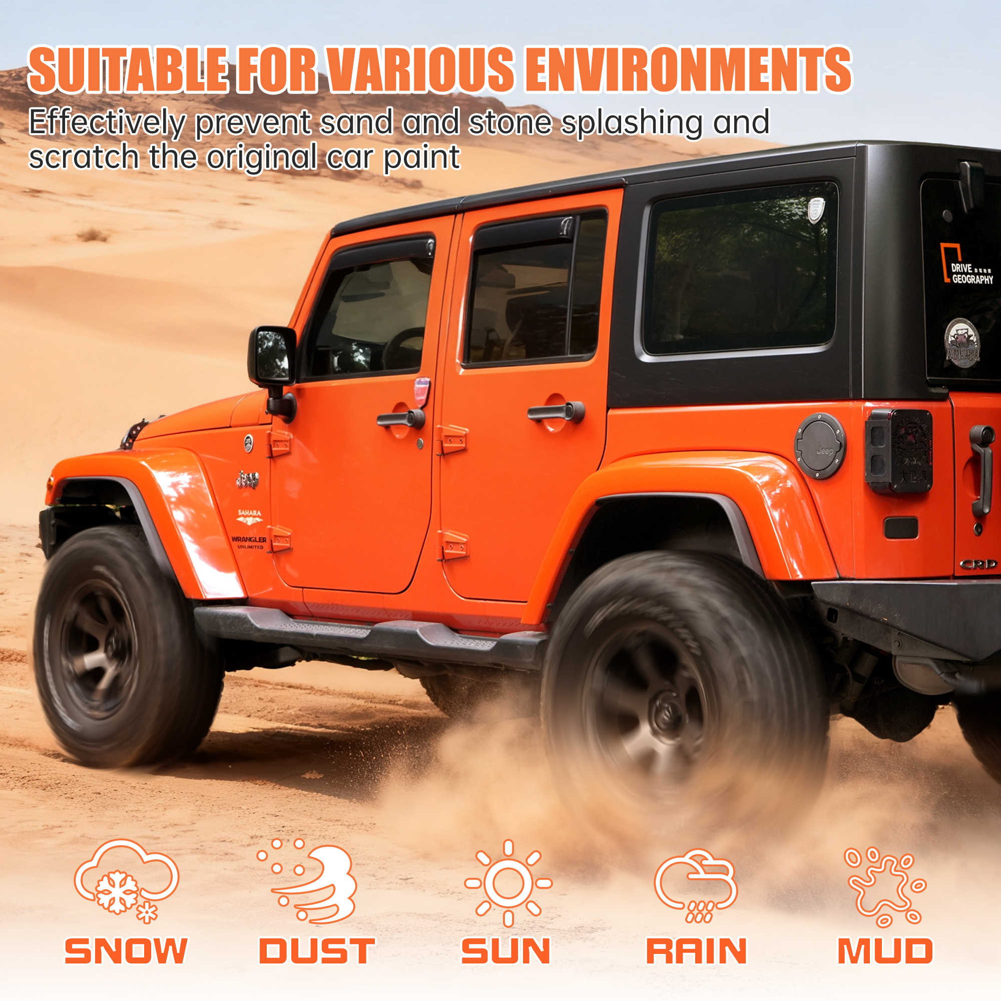Fender Flares Compatible With 2007-2018 Wrangler - Image 7