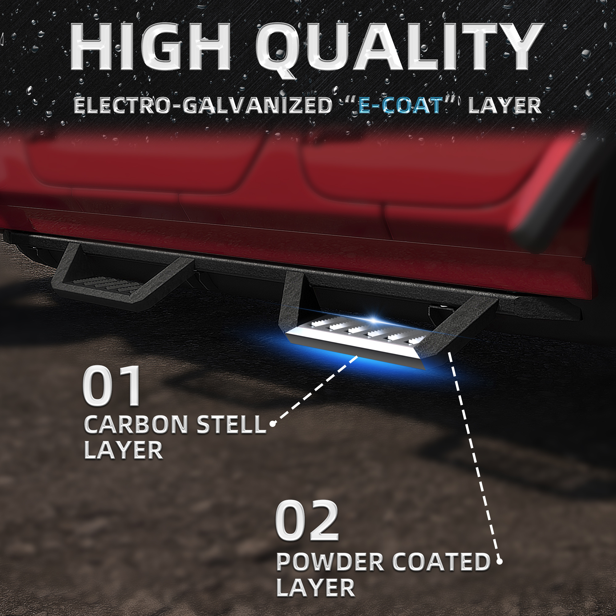 Running Boards For 18-26 Wrangler JL - Image 9