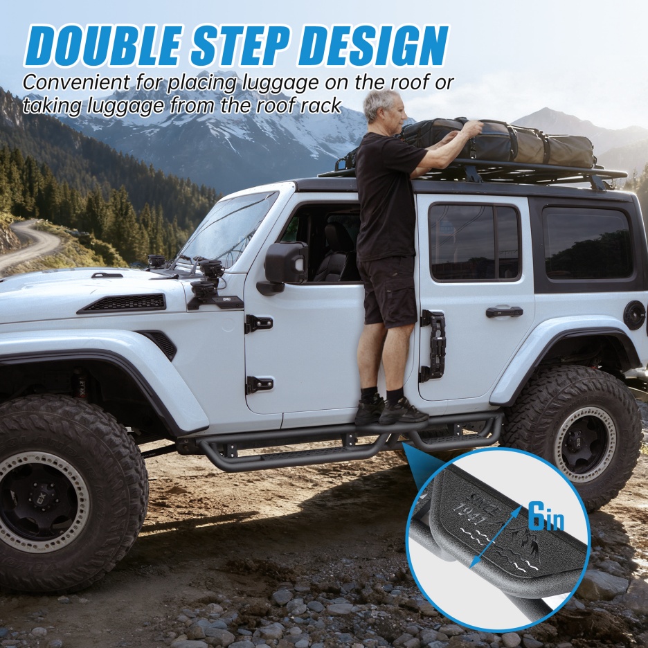 Running Boards Compatible With Wrangler JL - Image 7