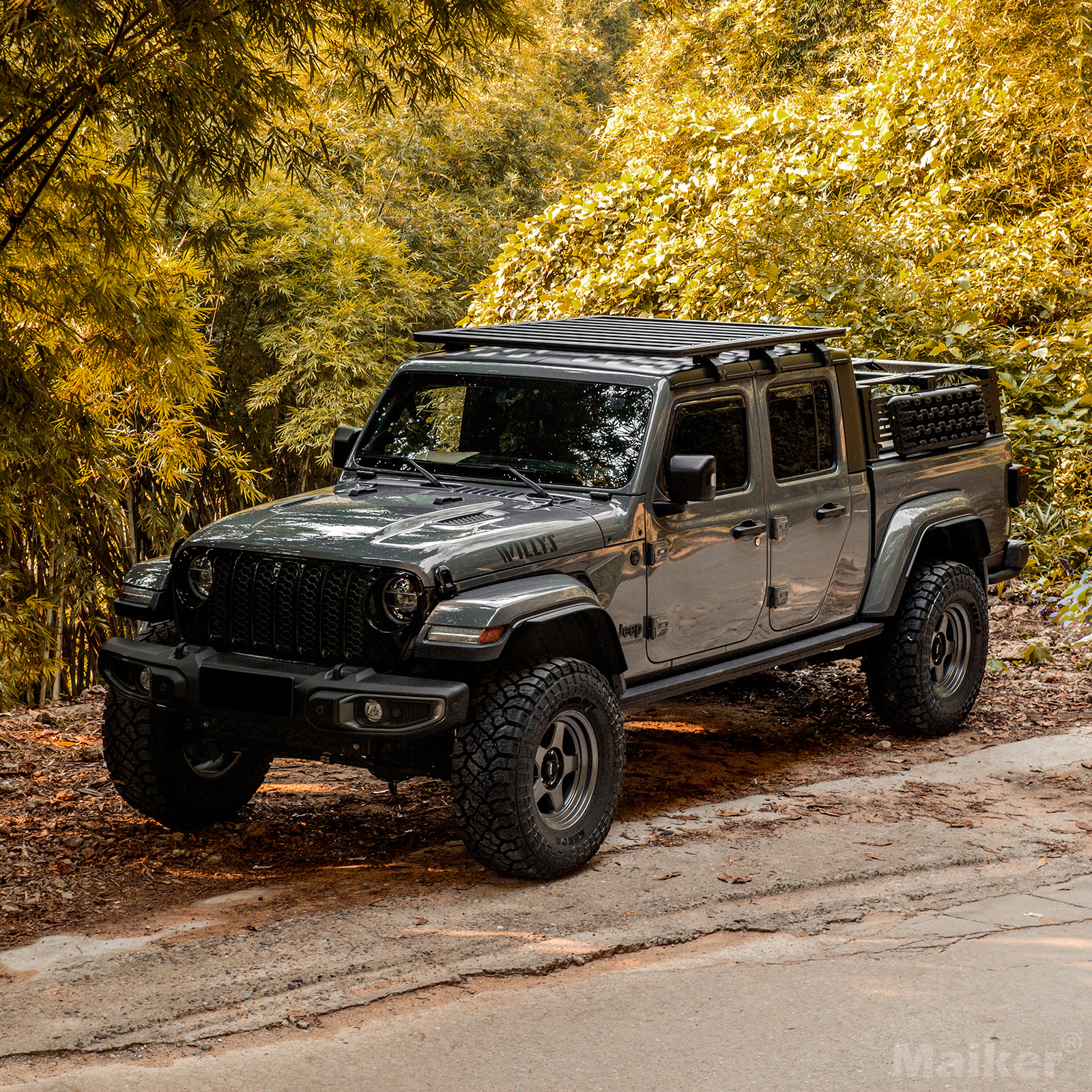 Front & Rear Fender Flares Compatible With 2018-2026 Wrangler JL & JLU Unlimited Sahara Fit Original Low Fender ,Not Fit 4xe - Image 5