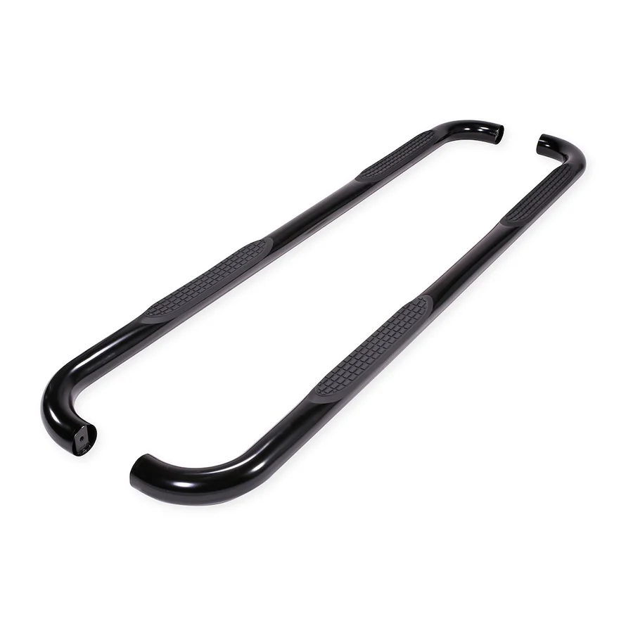 TrailFX TFX Round Tube Side Steps With Surface Steps Round Nerf Bar A0057B