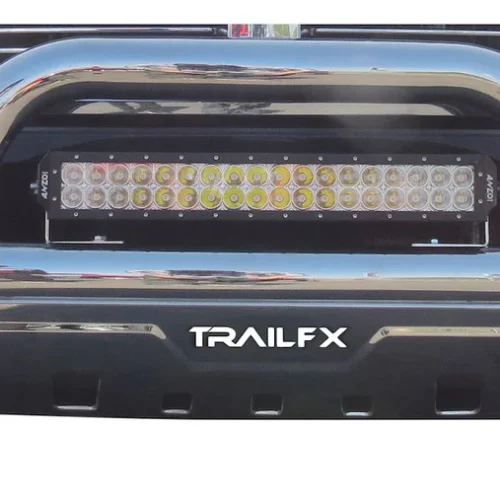 TrailFX B1506S Bull Bar Polished 3-1/2 Inch Yes with skid plate