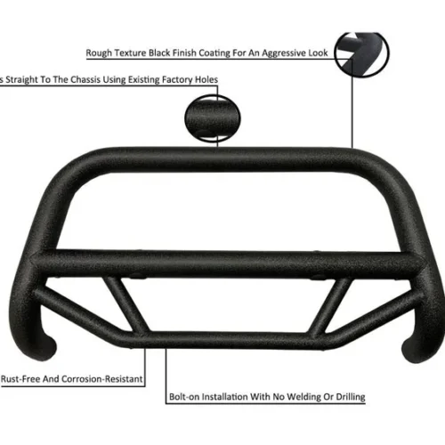 Black Horse Offroad MBT-MF712 Bull Bar with skid plate