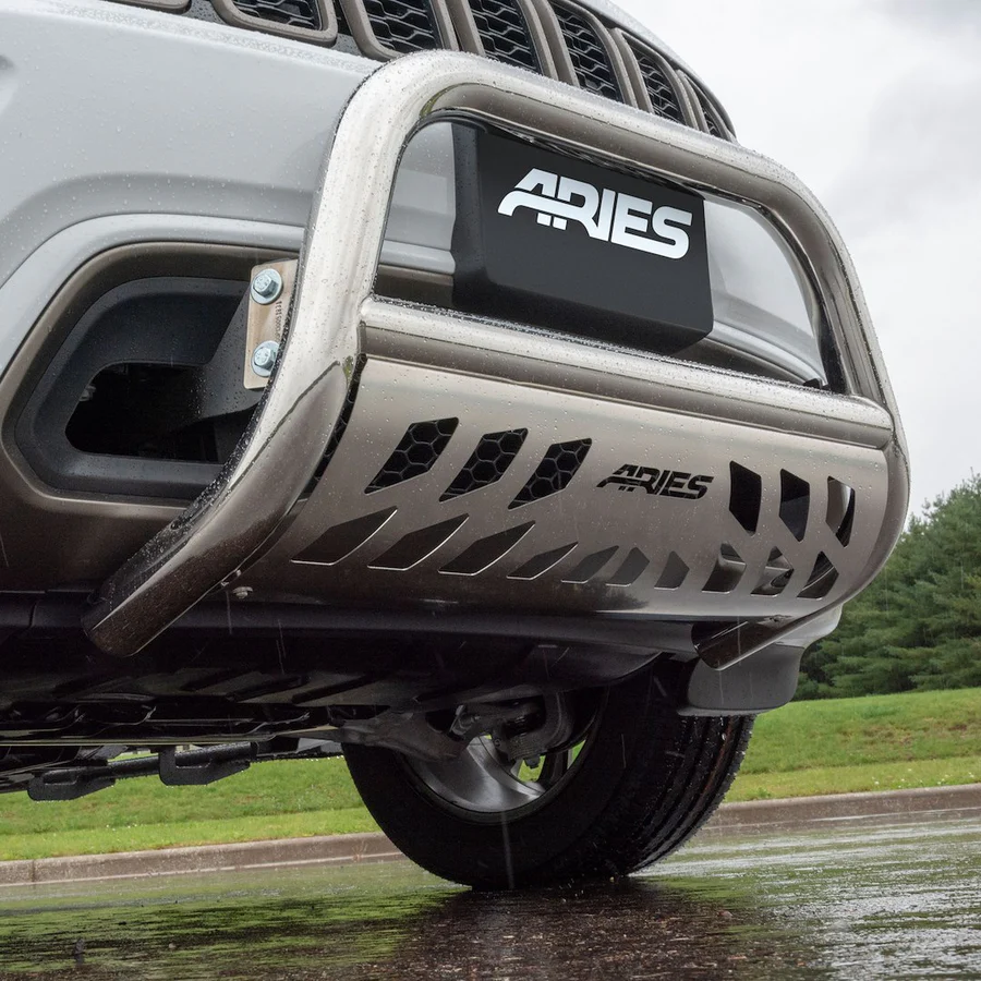 Aries 35-5005 Bull Bar Polished 3 Inch Yes with skid plate - Image 11